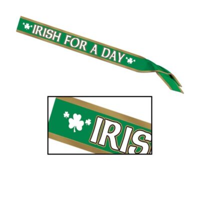 St. patricks day sash