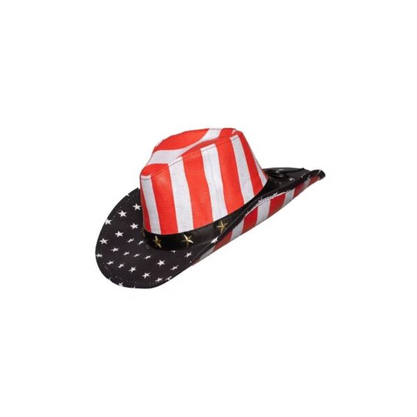 Woven Patriotic Cowboy Hat w Star Band