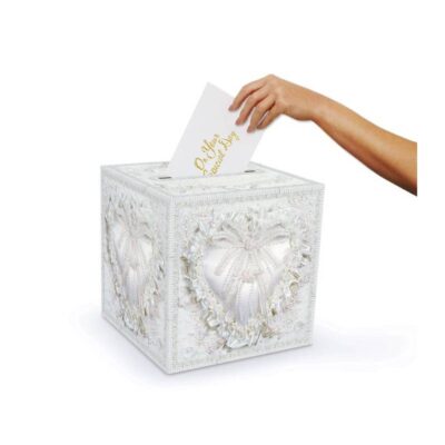 Gift Card Box with Wedding Hearts