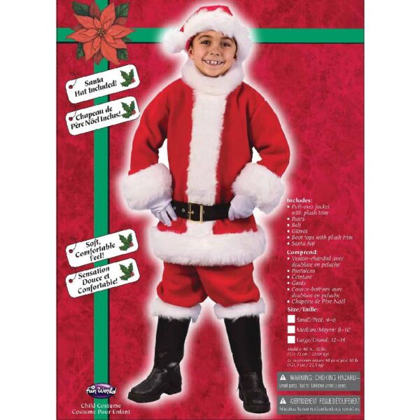 child santa suit