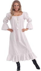 Medieval Chemise - Long white medieval night shirt - Cappel's