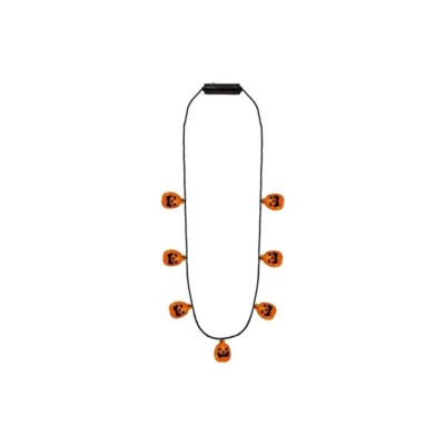 Light-Up Jack O'Lantern Necklace