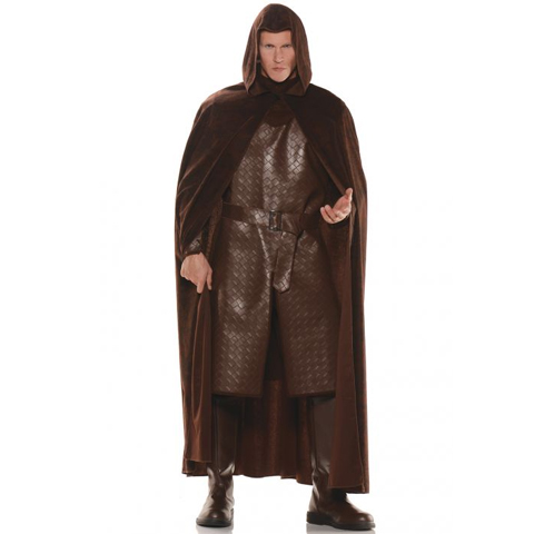 Buy Hooded Cape Deluxe Brown Medieval - Cappel's