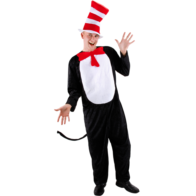 Dr Seuss Halloween Costume T-Shirt Kit Cat in the Hat - Cappel's