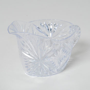 Creamer Pitcher - Plastic - cut glass design - Cappel's