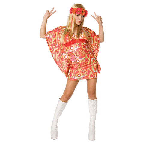 Flower Power Hippie Mini Dress - Cappel's