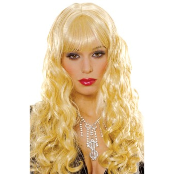 blonde wavy wig
