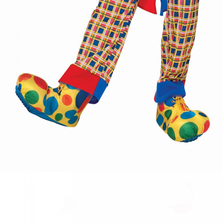 Buy Costume Fabric Polka Dot Clown Shoe Covers - Cappel's