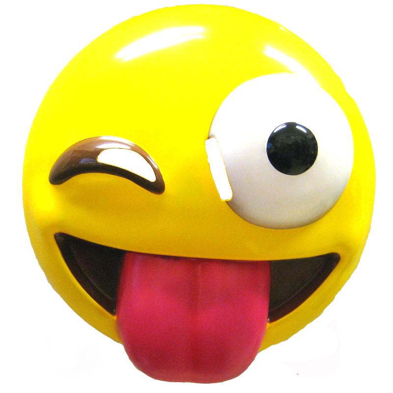 Costume Smile Face Tongue Out Wink Emoji Masks Cappel S