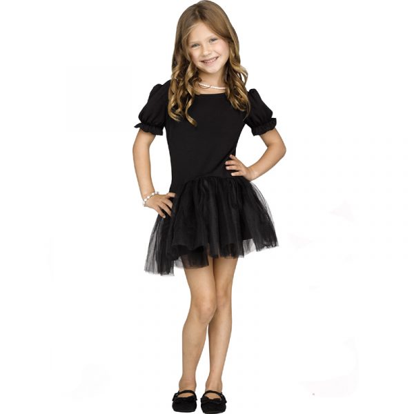 Pettidress - Girls Black Tutu Skirt Dress