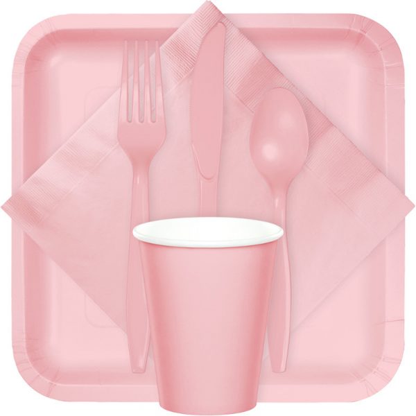 classic pink tableware