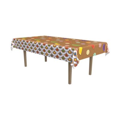 gingerbread house table cover