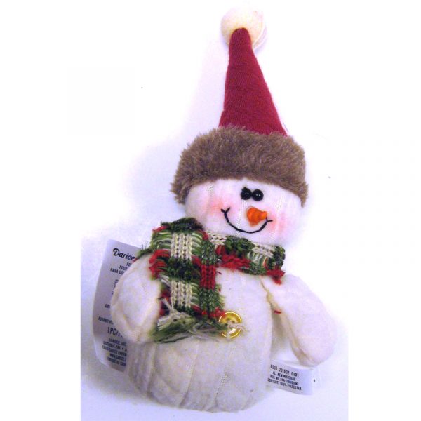 Sweater Fabric Snowman Ornament