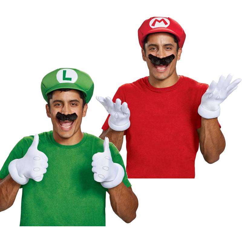 Buy Super Mario Brothers Halloween Costume Kit - Cappel's, mario e luigi 