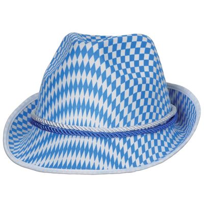 Oktoberfest Alpine Hat Blue Diamond Fedora