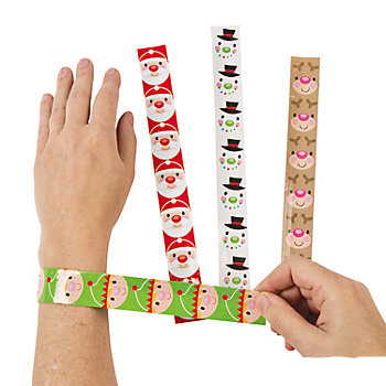 Christmas Design Slap Bracelets - Cappel's