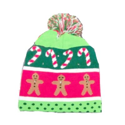 Christmas Multi-function Light-up Holiday Knit Hat