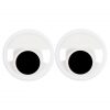  SEWACC 6pcs Black and White Eyes Stick Wiggle Eyes