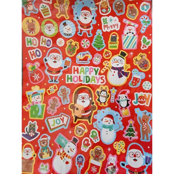 60 Assorted Christmas Stickers style 3