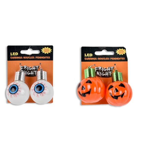 LED Light Up Halloween Earrings