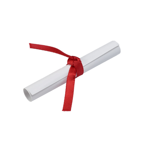 Buy Rolled Paper Diploma Tied with Black Ribbon - Cappel's Costumes and  Party Supplies