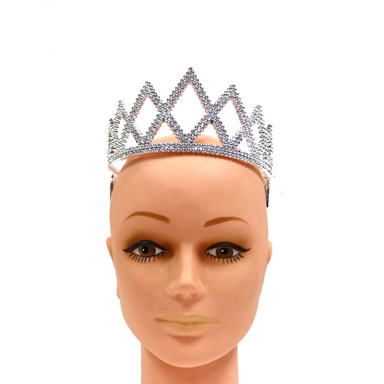 Buy Plated Silver Plastic Diamond Princess Tiara Cappels