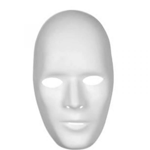 Buy Blank Male or Female Full Face Halloween Mask - Cappel's
