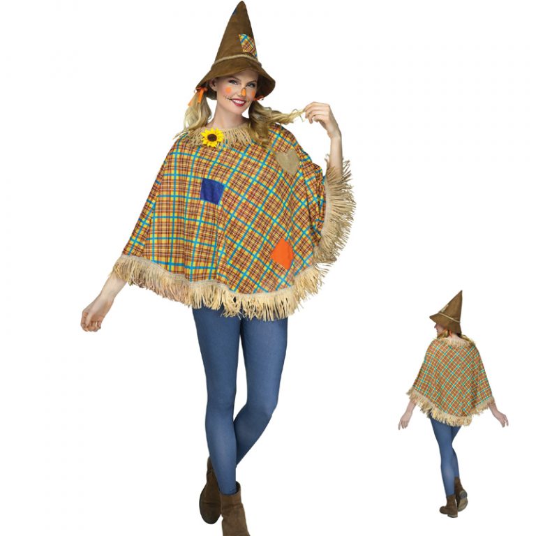 Buy Scarecrow Poncho Fall Halloween Costume - Cappel's