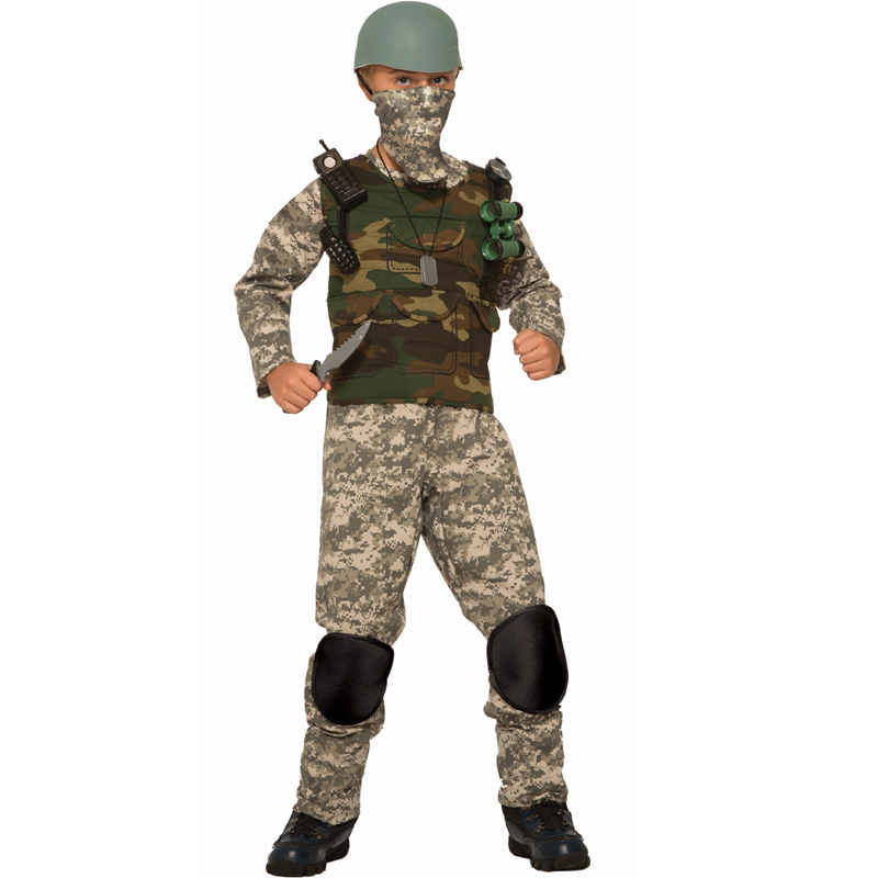 Buy Combat Trooper Kids Camouflage Costume - Cappel's