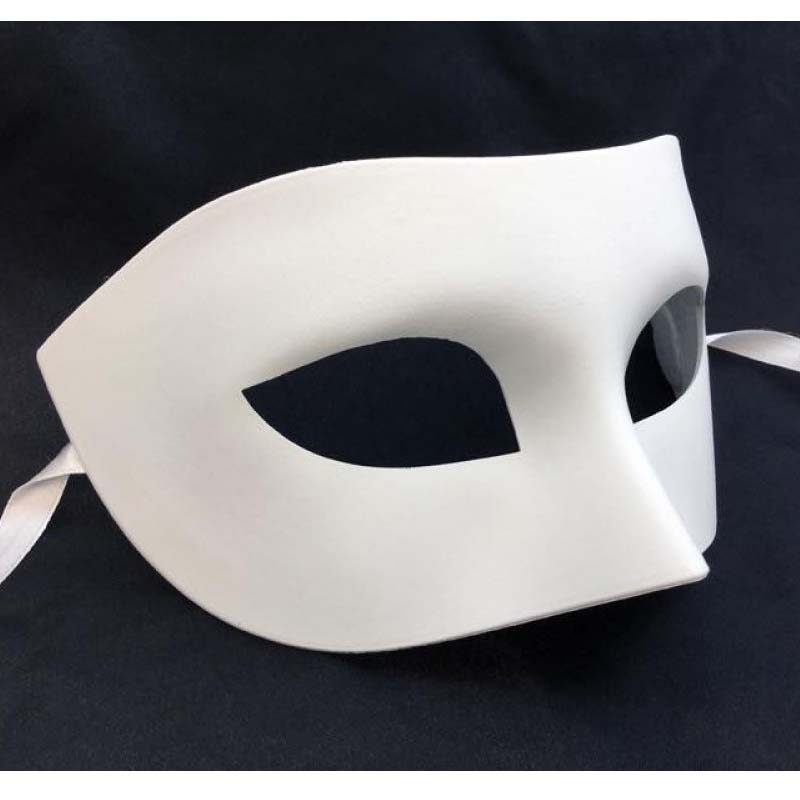 WHITE CAT MASK - Blank Arts and Crafts Masks - VENETIAN