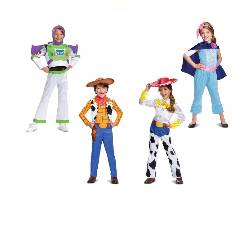 Toy Story 4 Costumes Jessie Woody Buzz Lightyear Bo Peep - Cappel's