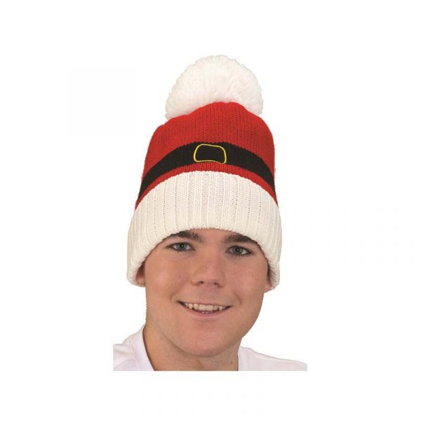 Santa Theme Soft Knit Cap