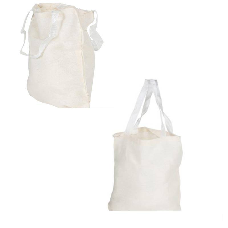 White Canvas Tote Bags For Crafts