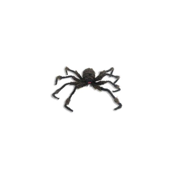 23" Bendable Furry Spider black