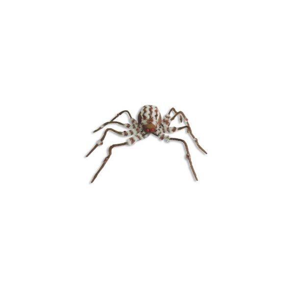 23" Bendable Furry Spider brown/white