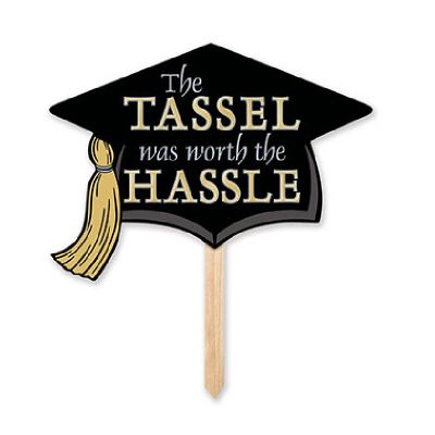 Grad Cap Yard Sign