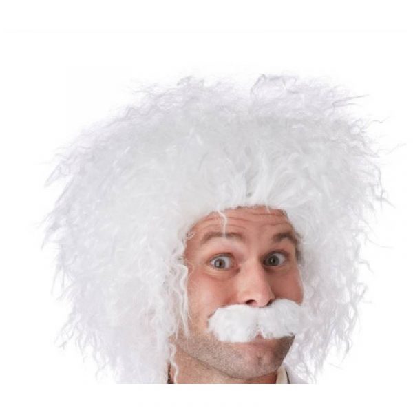 Atomic Scientist Wig and Mustache Set - Cappel's