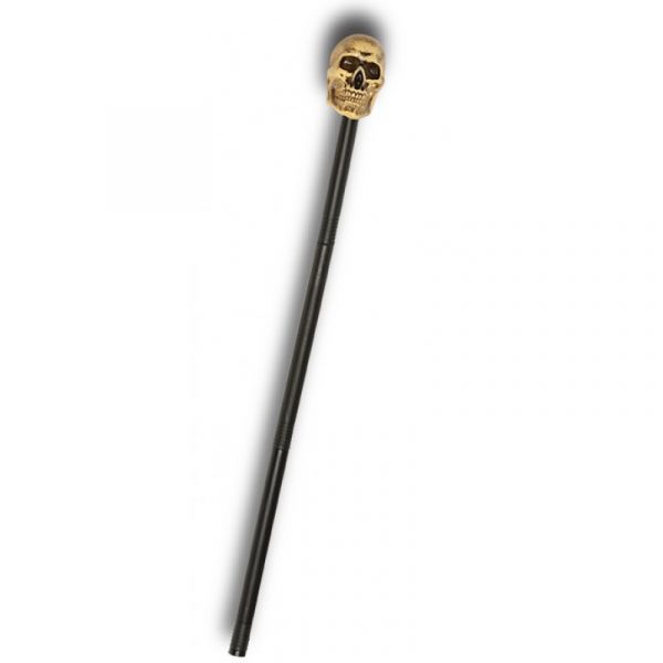 This 35" Costume Plastic Skull Cane