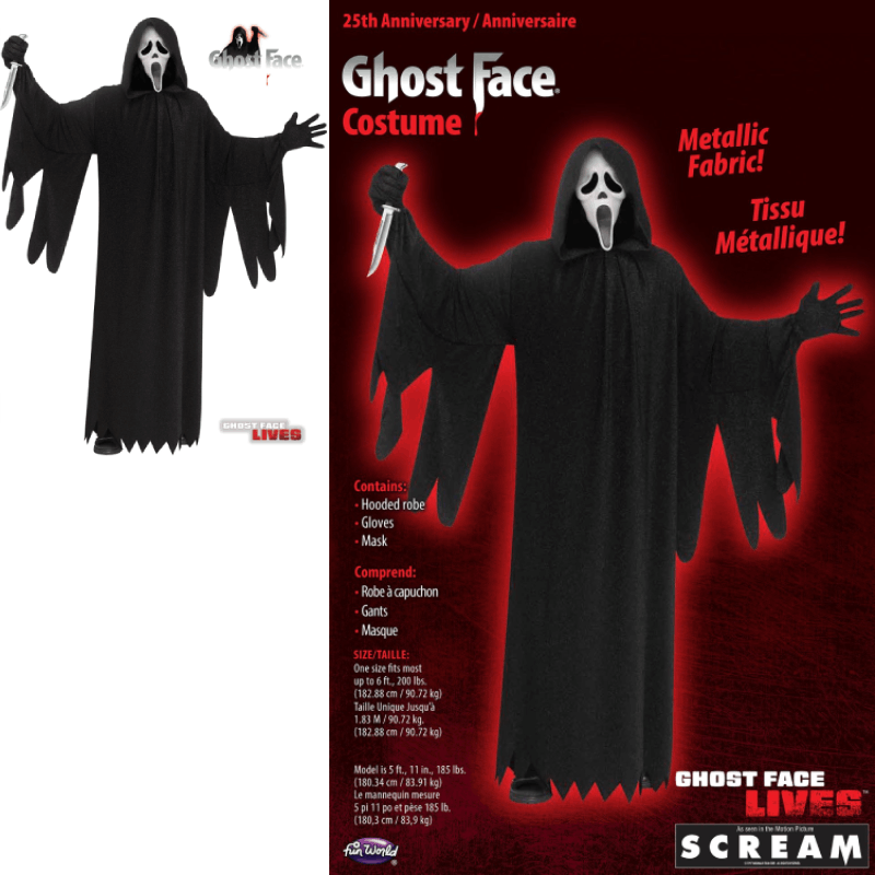 Scream 6 Ghostface Robe High Quality Costume