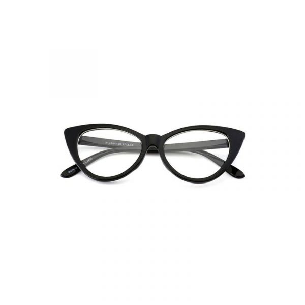 solid color cat frame eyeglasses