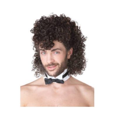 girls night out wig collar and bowtie kit male stripper