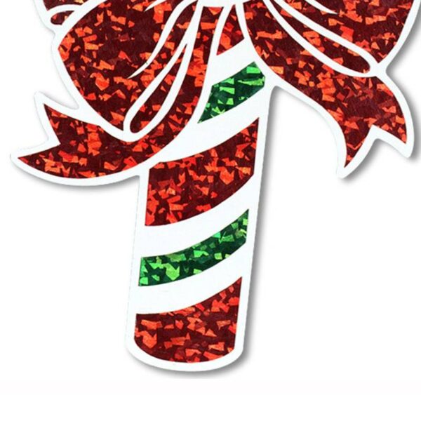 Prismatic Candy Cane Cutout