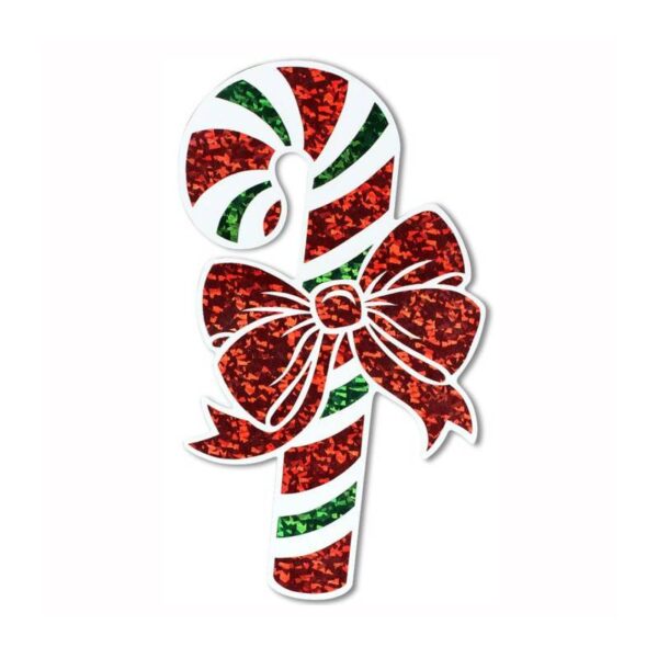 Prismatic Candy Cane Cutout