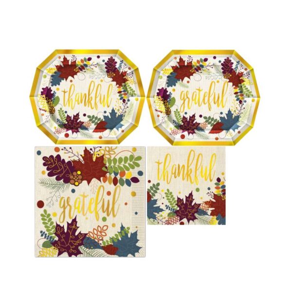 Friendsgiving Thanksgiving Plates & Napkins