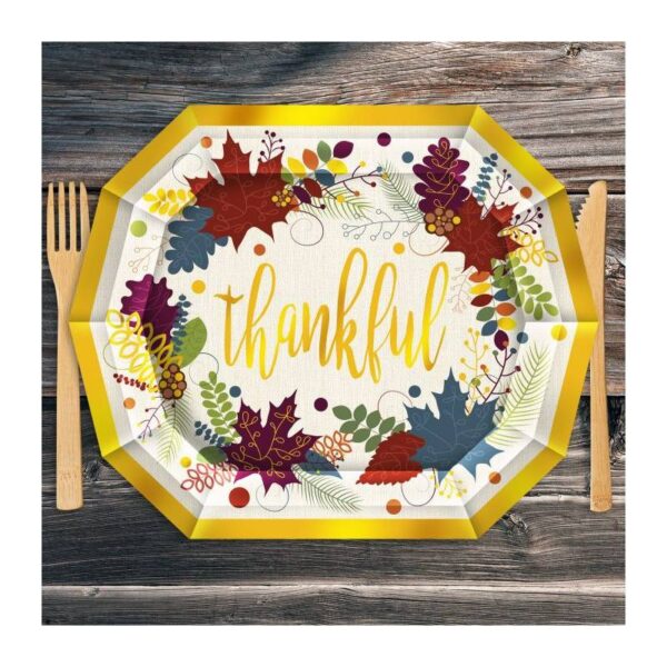 Friendsgiving dinner plates