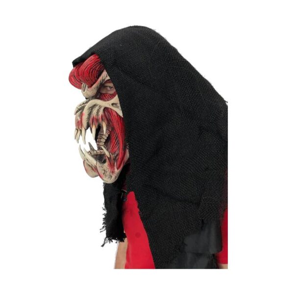 Predator Red Mask w Hood