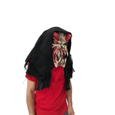 Predator Red Mask w Hood