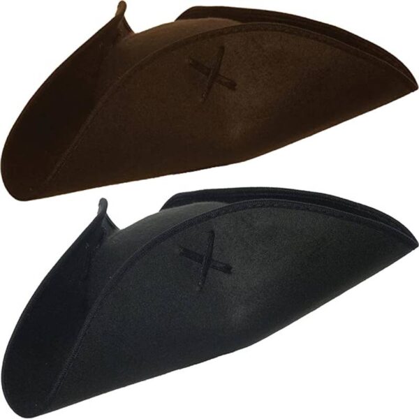 Deluxe Felt Tri Corner Hat