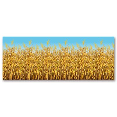 Corn Stalks Backdrop 4' x 30'