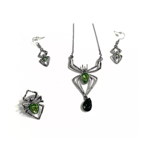 Spider-Metal-Jewelry-Set